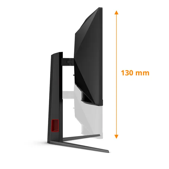 AOC CU34G4 Gaming Monitor - 34", UltraWide Quad HD, 180 Hz, Fast VA, Curved, 4 image