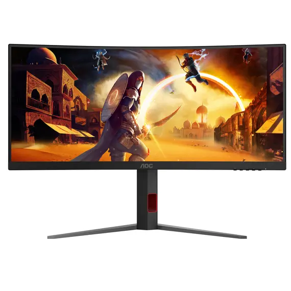AOC CU34G4 Gaming Monitor - 34", UltraWide Quad HD, 180 Hz, Fast VA, Curved, 6 image