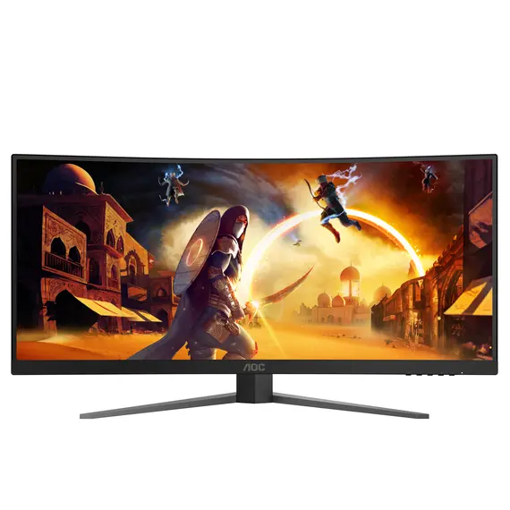 AOC CU34G4 Gaming Monitor - 34", UltraWide Quad HD, 180 Hz, Fast VA, Curved, 7 image