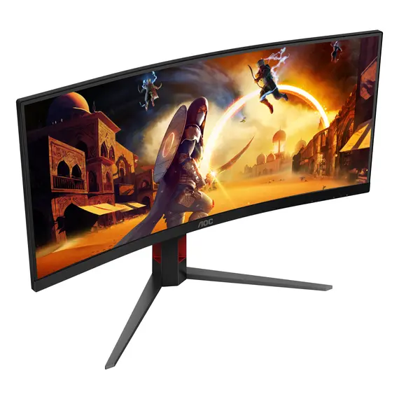 AOC CU34G4 Gaming Monitor - 34", UltraWide Quad HD, 180 Hz, Fast VA, Curved, 9 image