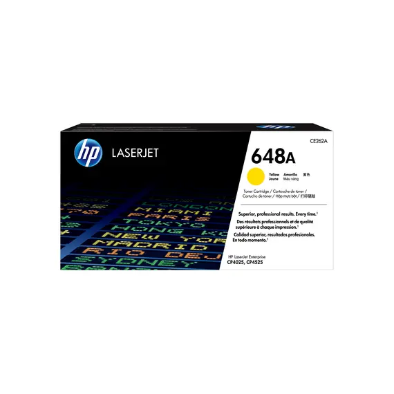HP CE262A - Laser Printer Toner Cartridge, Yellow – טונר למדפסת לייזר, תמונה 2