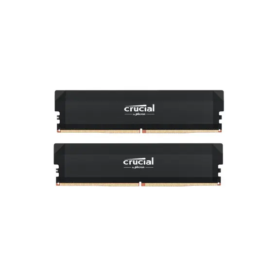 Crucial CP2K32G64C40U5B Memory Module - 64GB 2x32GB, DDR5, 6400, CL40, EXPO/XMP, Black, 1YR, imagen 3