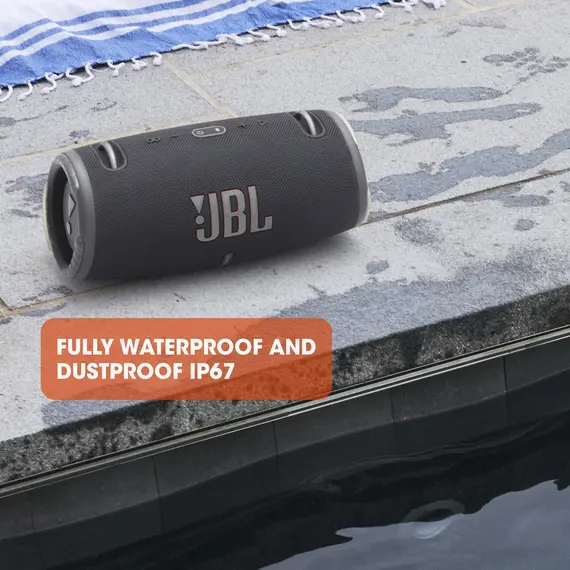 JBL JBLXTREME3BLKEUNA Portable Waterproof Speaker - IP67, Bluetooth 5.1, 5000 mAh, 15 hours, Black, 2YR, imagen 12