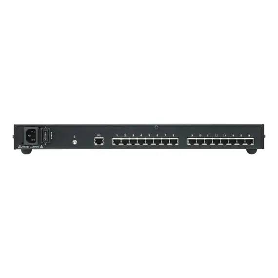 ATEN SN9116CO-AX-G 16-Port Serial Console Server - 1 RJ-45 Port, C14 Coupler, Black, image 4