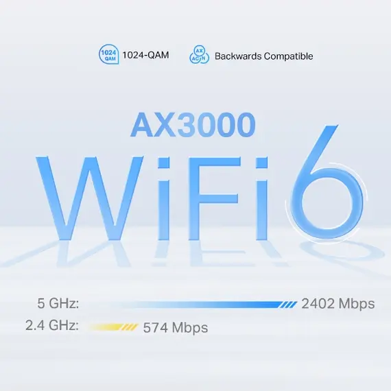 TP-Link DECO X50-5G 1-PACK Mesh Wi-Fi System - Wi-Fi 6 802.11ax, AX3000, White, imagen 8