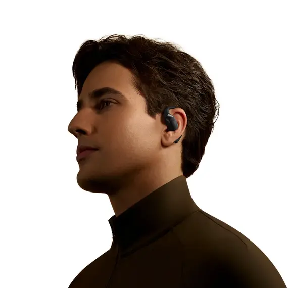 SHOKZ OpenFit 2+ T921-ST-BK Headphones - Dolby Audio, Wireless, Bluetooth 5.4, Boom Microphone, IP55, Black, 2YR, imagen 6