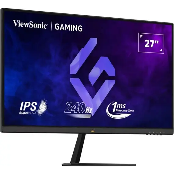 ViewSonic VX2779A-HD-PRO Gaming Monitor - 27", Full HD, IPS SuperClear IPS, 240 Hz, Black, תמונה 3