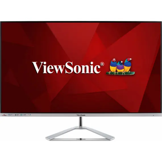 ViewSonic VX3276-MHD-3 Computer Monitor - 31.5", Full HD, IPS, 75 Hz, Silver, תמונה 2