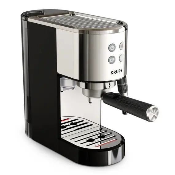 Krups XP444C10 Espresso Machine - 1350 W, Stainless Steel, 2YR, imagen 4