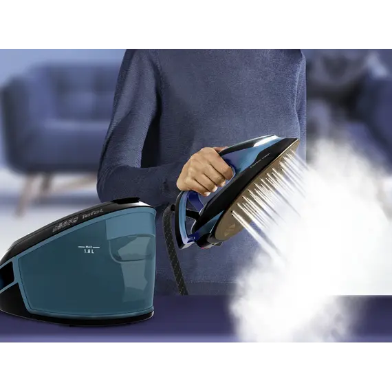 Tefal SV8151E0 - Steam Iron, 260 mm, 2800 W, Blue, Black, תמונה 9