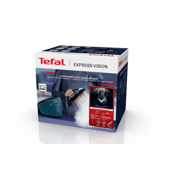 Tefal SV8151E0 - Steam Iron, 260 mm, 2800 W, Blue, Black, תמונה 13