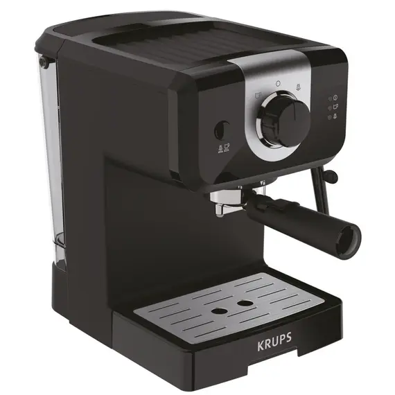 Krups XP320830 - Espresso Machine, 1140 W, Black, Silver, 1YR, imagen 7