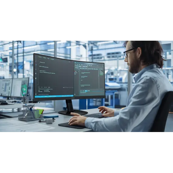 Philips 34B2U3600C/00 Computer Monitor - 34", Quad HD, VA, 120 Hz, 21:9, Curved, Black, תמונה 6