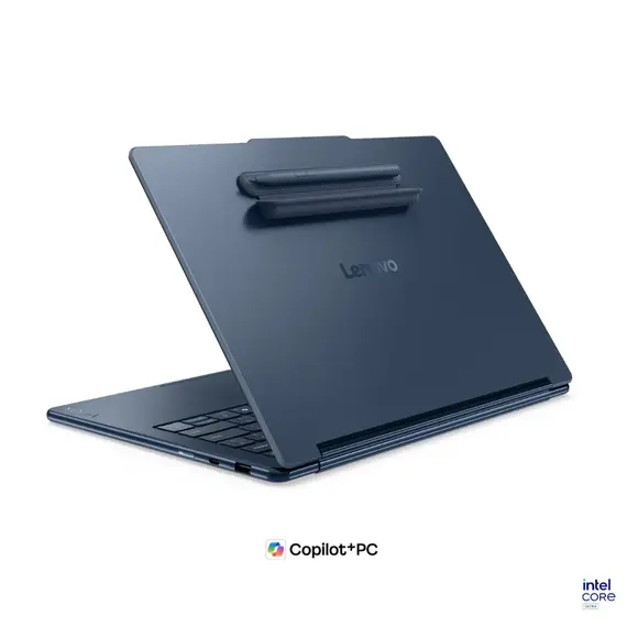Lenovo 83SE001MIV Laptop - 14", OLED, Intel Ultra 7 355, 32GB, 1TB, Win11Home, Blue, 3YR, תמונה 3
