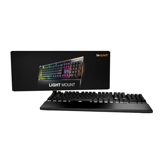 Be quiet! BT004US Keyboard - Standard, Mechanical, TACTILE, USB, Wired, US English, RGB, Windows, Black, 2YR, image 7