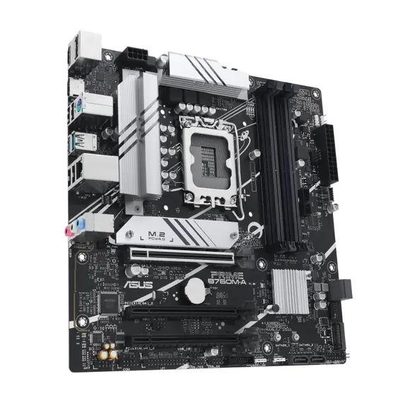 ASUS 90MB1EK0-M1EAYC PRIME B760M-A-CSM Motherboard - LGA 1700, Intel B760, Micro-ATX, 1YR, image 4