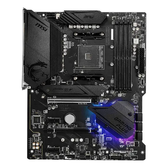 MSI MPG B550 GAMING PLUS MPG B550 Gaming Plus Motherboard - AM4, AMD B550, ATX, 1YR, image 2