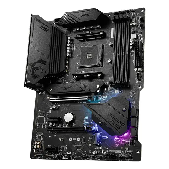 MSI MPG B550 GAMING PLUS MPG B550 Gaming Plus Motherboard - AM4, AMD B550, ATX, 1YR, image 3