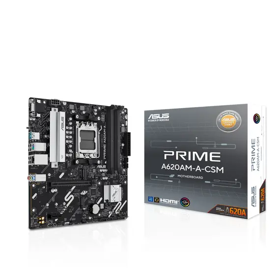 ASUS 90MB1MY0-M0EAYC PRIME A620AM-A-CSM Motherboard - AM5, AMD A620A, Micro-ATX, 1YR, image 7
