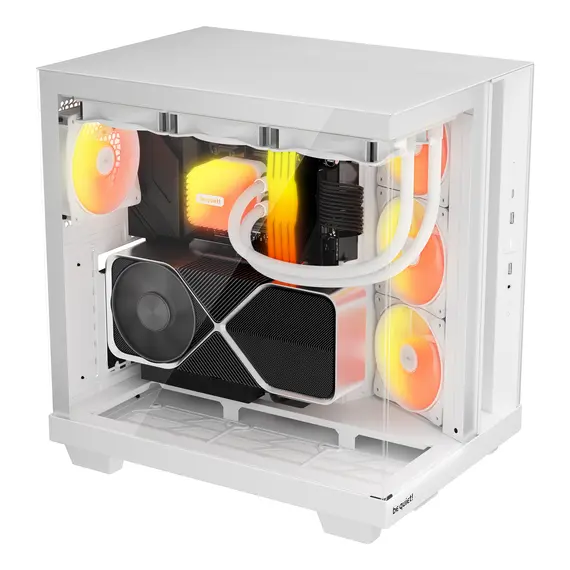 Be quiet! BGW86 PC Case - ATX, Glass, 185 mm, 400 mm, White – מארז גיימינג, תמונה 3