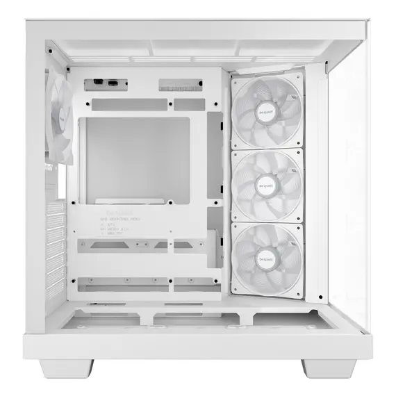 Be quiet! BGW86 PC Case - ATX, Glass, 185 mm, 400 mm, White – מארז גיימינג, תמונה 7