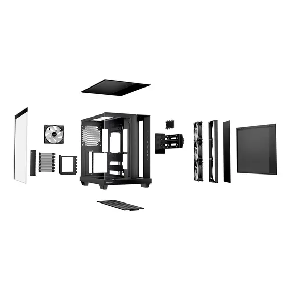 Be quiet! BGW85 PC Case - ATX, Glass, 185 mm, 400 mm, Black, 3YR – מארז גיימינג, תמונה 4