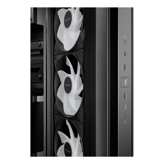 Be quiet! BGW85 PC Case - ATX, Glass, 185 mm, 400 mm, Black, 3YR – מארז גיימינג, תמונה 5