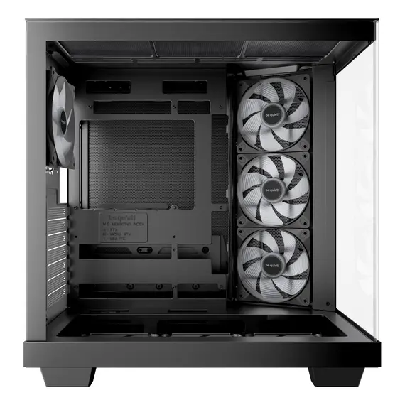 Be quiet! BGW85 PC Case - ATX, Glass, 185 mm, 400 mm, Black, 3YR – מארז גיימינג, תמונה 7