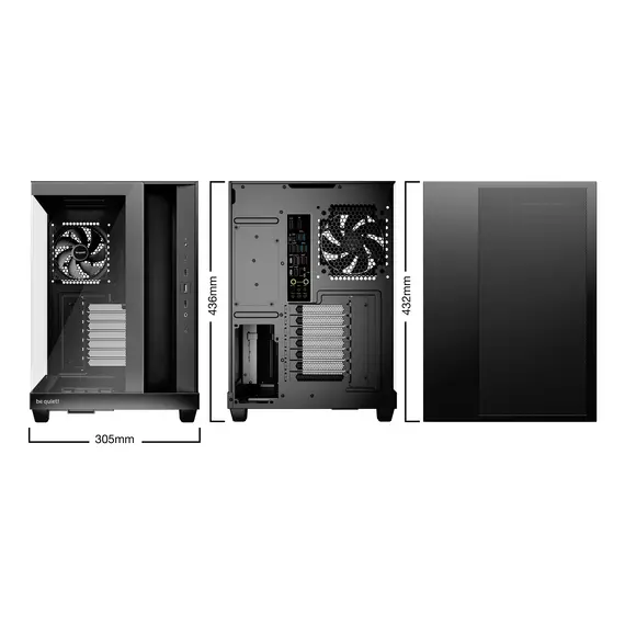 Be quiet! BGW83 PC Case - Midi Tower, Glass, Black, 3YR, image 2