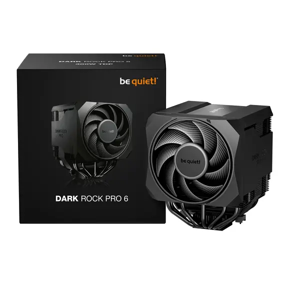 Be quiet! Dark Rock Pro 6 BK048 - CPU Cooler, 135+120 mm, 2000 RPM, 300W TDP, Black, 3YR, image 8