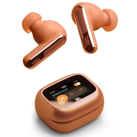 JBL JBLLIVEBEAM4ORG Headphones - Wireless, Bluetooth, Built-in Microphone, 48 hours, IP55, Orange, imagen 4