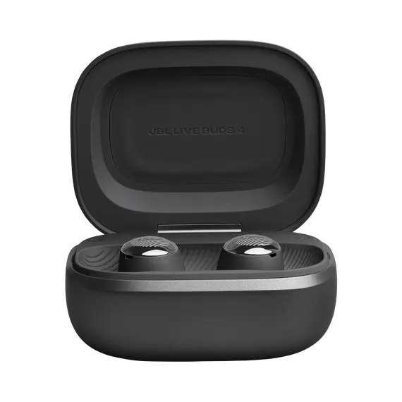 JBL JBLLIVEBUDS4BLK Headphones - True Wireless, Wireless, Bluetooth 6.0, Spatial Sound, 6 Microphones, IP55, Black, imagen 4