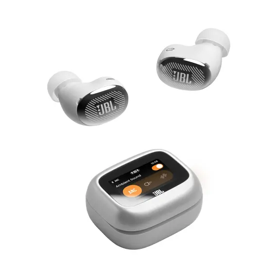 JBL JBLLIVEBUDS4SIL Headphones - Intraaural, Wireless, Bluetooth 6.0, Spatial Sound, Built-in Microphone, 6 Microphones, IP55, Silver, 1YR – אוזניות, תמונה 6