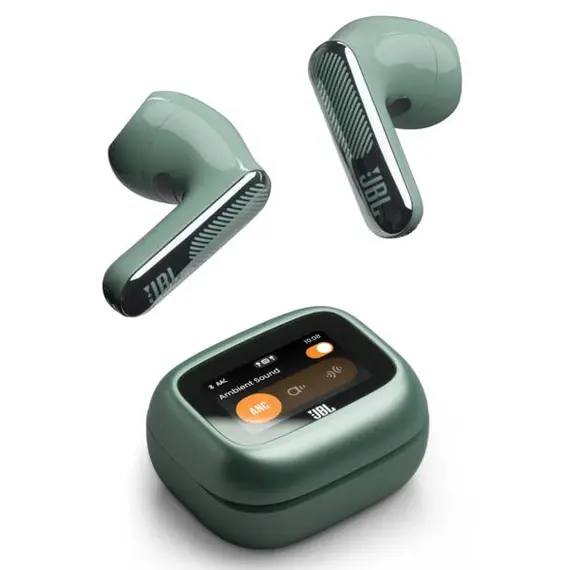 JBL JBLLIVEFLEX4GRN Headset - JBL Spatial Sound, Wireless, Bluetooth 6.0, Intraaural, Built-in Microphone, IP54, Green, image 4