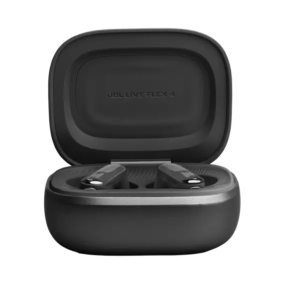 JBL JBLLIVEFLEX4BLK Headphones - Surround Sound, Wireless, Bluetooth 6.0, In-Ear, Built-in Microphone, IP54, Black, 1YR, image 5