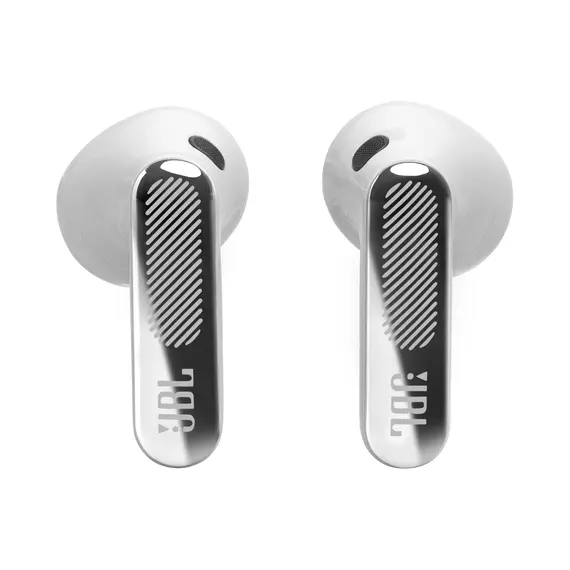 JBL JBLLIVEFLEX4SIL Headphones - In-ear, Wireless, Bluetooth 6.0, Built-in Microphone, IP54, Silver – אוזניות, תמונה 3