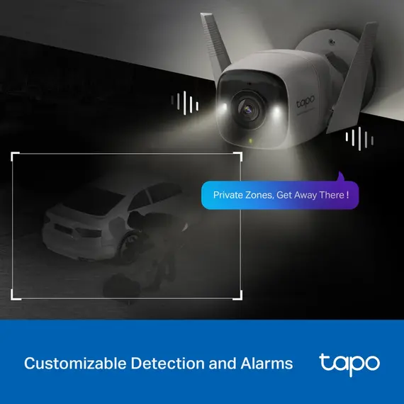 TP-Link TAPO C325WB IP Security Camera - 4MP, 1/1.88", IP66, White, imagen 11
