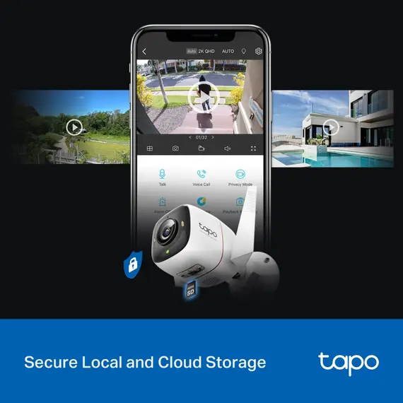 TP-Link TAPO C325WB IP Security Camera - 4MP, 1/1.88", IP66, White, imagen 13
