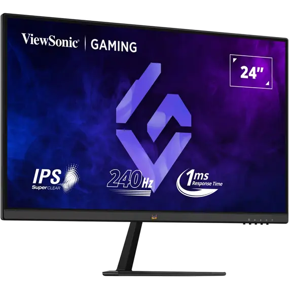 ViewSonic VX2479A-HD-PRO Gaming Monitor - 24", Full HD, 240 Hz, IPS SuperClear IPS, Black, image 3