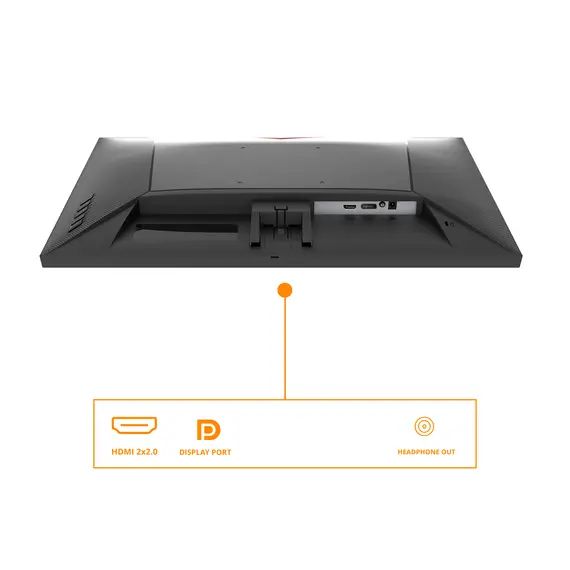 AOC 24G11ZE Gaming Monitor - 23.8", Full HD, Fast IPS, 240 Hz, Black, Red, 3YR – מסך מחשב, תמונה 4
