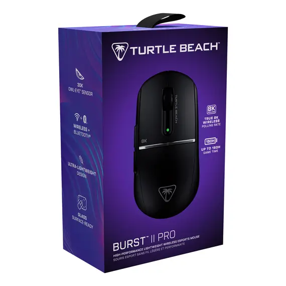 Turtle Beach TBM-2102-05 Wireless Gaming Mouse - Wired & Wireless, 30000 DPI, Ambidextrous, 150 h, Black, image 11