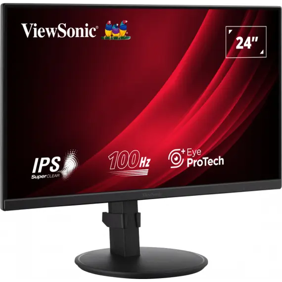 ViewSonic VG2408A-MHD Monitor - 24", Full HD, IPS, 100 Hz, 16:9, Flat, Black, תמונה 7