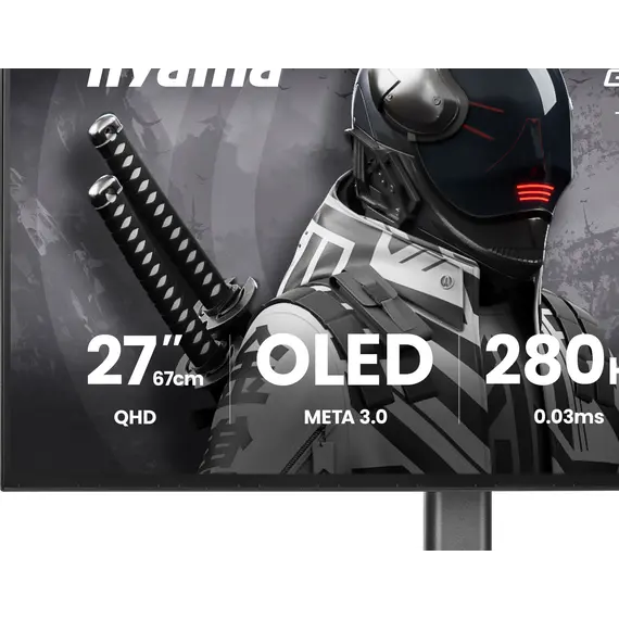 Iiyama GOB2701QSC-B1 Gaming Monitor - 27", 2K, WOLED, 280 Hz, Black, 3YR, image 10