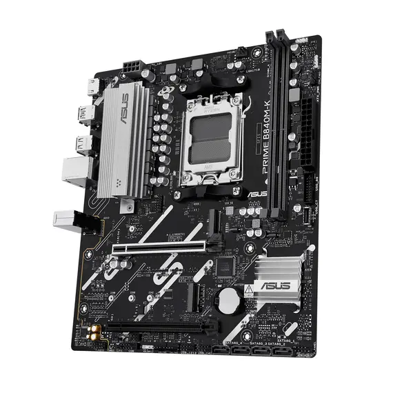 ASUS 90MB1PK0-M0EAY0 PRIME B840M-K Motherboard - AM5, AMD B840, Micro-ATX – לוח אם אסוס, תמונה 6