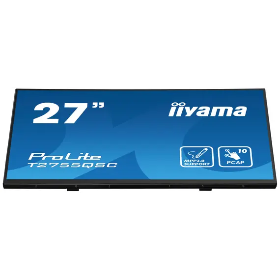 Iiyama T2755QSC-B1 Monitor - 27", QHD, IPS, 75 Hz, 16:9, Flat, Touch, Black, 3YR, imagen 6