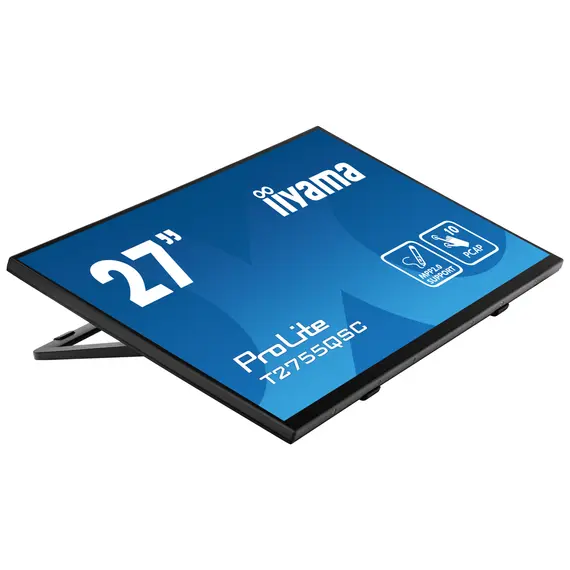Iiyama T2755QSC-B1 Monitor - 27", QHD, IPS, 75 Hz, 16:9, Flat, Touch, Black, 3YR, imagen 7