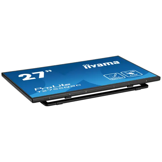 Iiyama T2755QSC-B1 Monitor - 27", QHD, IPS, 75 Hz, 16:9, Flat, Touch, Black, 3YR, imagen 8