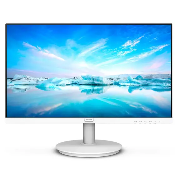 Philips 271V8AW/00 Computer Monitor - 27", Full HD, IPS, 100 Hz, 16:9, Flat, White