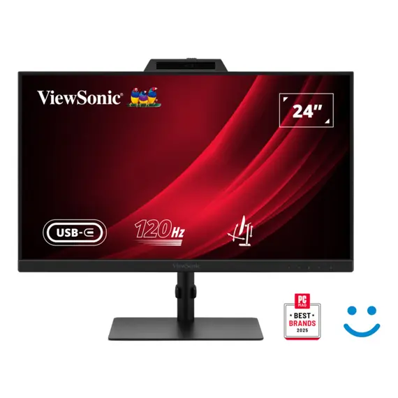 ViewSonic VG2441V Monitor - 24", Full HD, IPS, 120 Hz, 16:9, Flat, Black, תמונה 2
