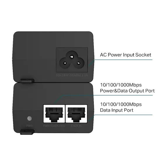 POE160S PoE+ Injector מבית TP-LINK, изображение 3